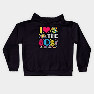 I Love The 80s Gift T-shirt for Women and Men Kids Hoodie